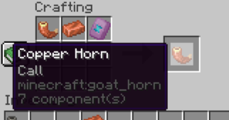 An example of the new custom crafting